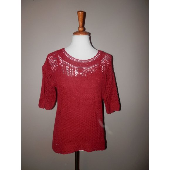 Coldwater Creek Sweaters - COLDWATER CREEK Sweater Cami Small Crochet